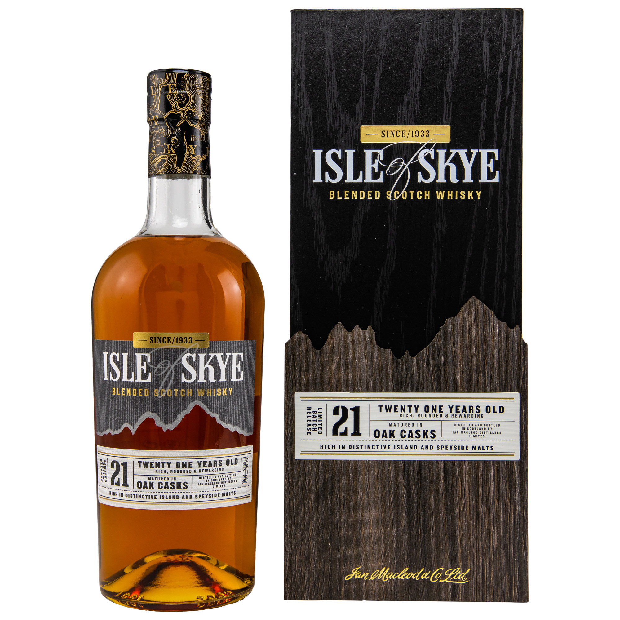 Zart, rauchig, weich -Premium Blended Scotch von Isle of Skye