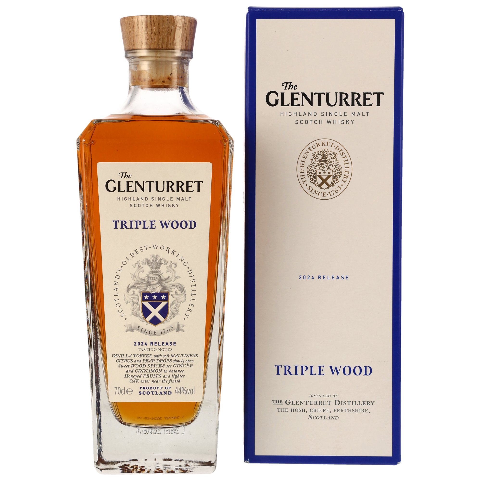 Rund 250 Jahre alt : The Glenturret Single Malt & Gin