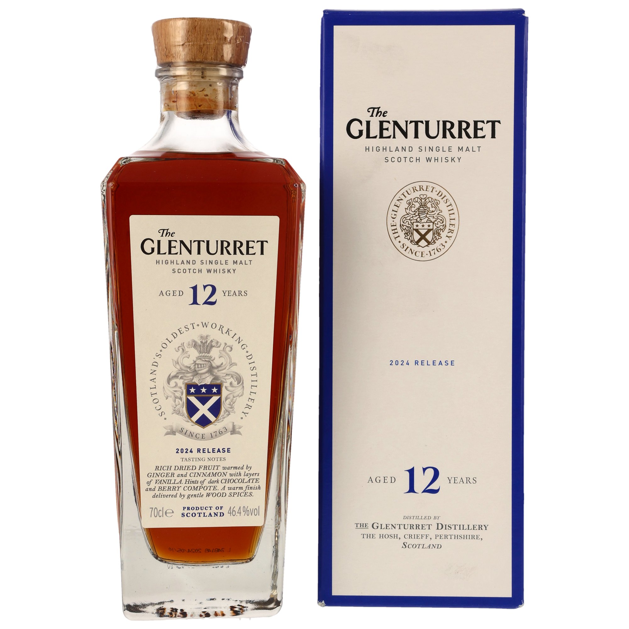 Rund 250 Jahre alt : The Glenturret Single Malt & Gin