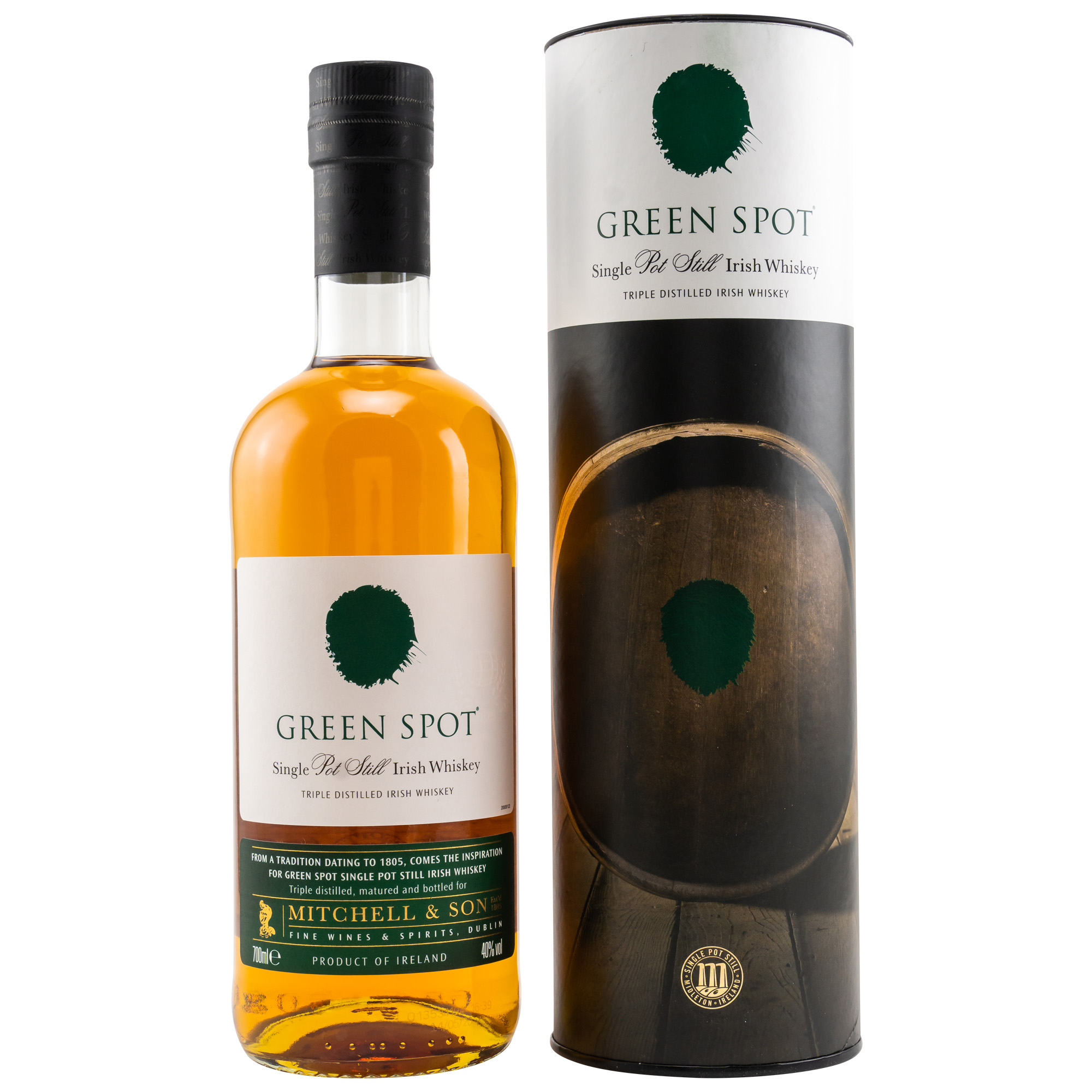 Ein Klecks voller Genuss: Green & Yellow Spot Irish Whiskey